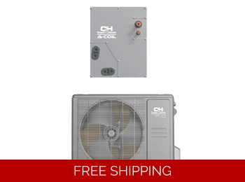 C&H 36K-Btu Cased Coil Mini Split AC X-TREME H-Heat Pump (-22°F) 15.8 SEER2/10.7 EER/9.4 HSPF